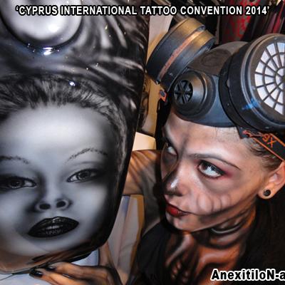 Anexitilon Kustom Airbrushing Cyprus International Tattoo Convention