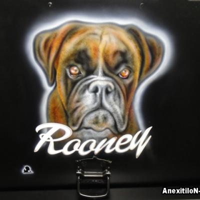 Boxer Dog By Savvas Koureas Hunting Trailer Airbrushing