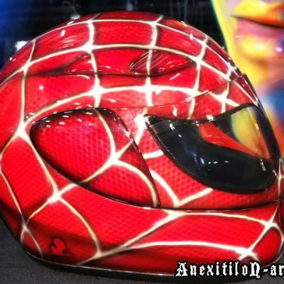 Kustom Realistic Cartoon Spiderman Prop Helmet By Anexitilon Savvas Koureas