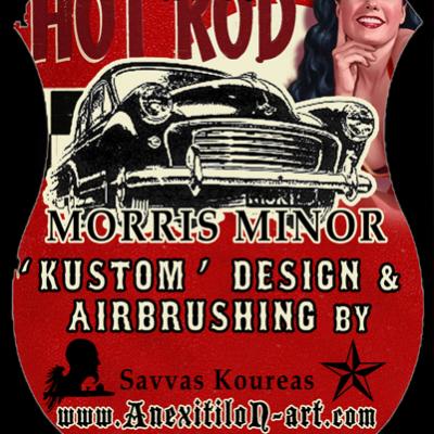Morris Minor Kustom Hot Rod By Anexitilon Art Work Cyprus