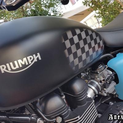 Triumph Kustom Airbrushed Project By Anexitilon